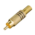 RCA utikac RCA11G Metalni, pozlaæeni RCA utikaè