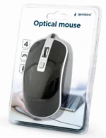 MUS-4B-06-BS Gembird Opticki mis 800-1200Dpi 4-button 99mm black/silver USB - Slika 2