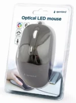 Gembird RGB Opticki miš 1200-3600Dpi 6-button black 122mm USB (MUS-6B-02) - Slika 4