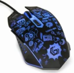 Gembird LED Opticki miš 1200-3600Dpi 6-button black 130mm USB (MUS-6B-GRAFIX-01) - Slika 3