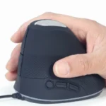 Gembird Ergonomic Opticki miš 3600Dpi 6-button black 105mm USB (MUS-ERGO-03)
