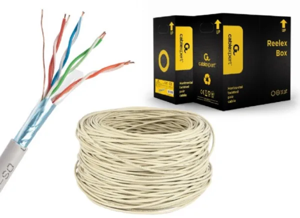 Gembird FTP cat.5E Indoor solid PREMIUM CCA kotur 305m (FPC-5004E-SOL)