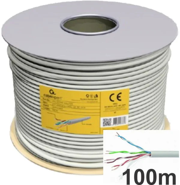 Gembird UTP cat.5E Indoor solid CCA kotur 100m (UPC-5004E-SOL/100)