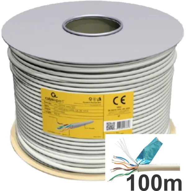 Gembird FTP cat.5E Indoor licnasti CCA kotur 100m (FPC-5004E-L/100)