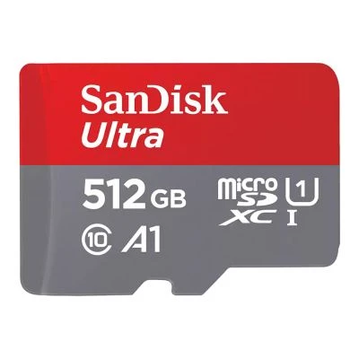 Memorijska kartica microSDXC SanDisk 512GB Ultra, SDSQUAC-512G-GN6MA + adapter