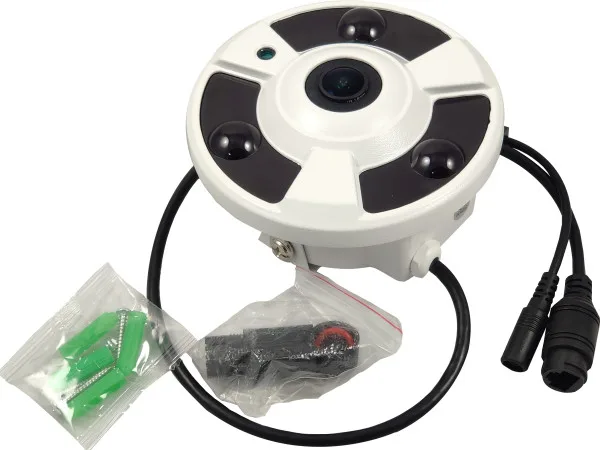 GMB kamera 8 mpix Fish ip camera 360 stepeni 1.8mm 20m, POE (CAM-IP8MP-SKY30)