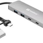 Sandberg 136-64 USB-C, A to 2xUSB-A+2xUSB-C Hub