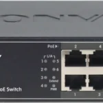 PoE mrežni svič (Switch) Mercury H1064PL 6-portni (4x 10/100 PoE+ 65W + 2x 10/100 Uplink) Desktop neupravljivi