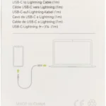 Gembird 20W PD kabl USB-C na Lightening 8-pin, USB 3.0, 1m, white (CCP-AMCM-AMLM-1.0M)