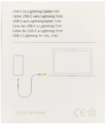 Gembird 20W PD kabl USB-C na Lightening 8-pin, USB 3.0, 1m, white (CCP-AMCM-AMLM-1.0M)