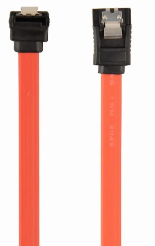 Gembird Metal clips, Serial ATA data kabl flat 0,3m 90 degree bent connector (CC-SATAM-DATA90-0.3)
