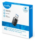 Cudy WU1300S AC1300 mini USB 3.0 Wi-Fi adapter - Slika 3