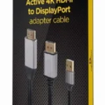 Gembird Active 4K HDMI na DisplayPort adapter kabl, 2m, black (A-HDMIM-DPM-01)