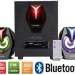 Microlab G100BT Aktivni zvučnici 2.1 11W (5W,2x3W) 3,5mm, SD, USB, FM, Bluetooth, daljinski, LED