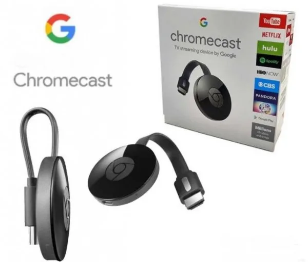 Gembird Chromecast TV Streaming 4K airplay HDMI WiFi 2.4G, Dongle TV adapter, 1080P (GMB-CHROM-02)