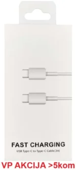 Gembird 3A PD kabl USB-C na USB-C, USB3.0, 1m, white (CCP-AMCM-AMCM-1.0w)