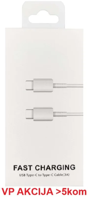 Gembird 3A PD kabl USB-C na USB-C, USB3.0, 1m, white (CCP-AMCM-AMCM-1.0w)