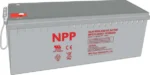 NPP NPG12V-200Ah, GEL BATTERY, C20=200AH, T16, 522x238x218x222, 52,8KG, Light grey – slika 2