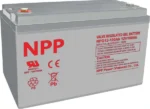 NPP NPG12V-100Ah, GEL BATTERY, C20=100AH, T16, 330x171x214x220, 27,3KG, Light grey
