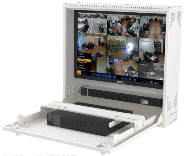 Metalni orman za video nadzor BELI 511