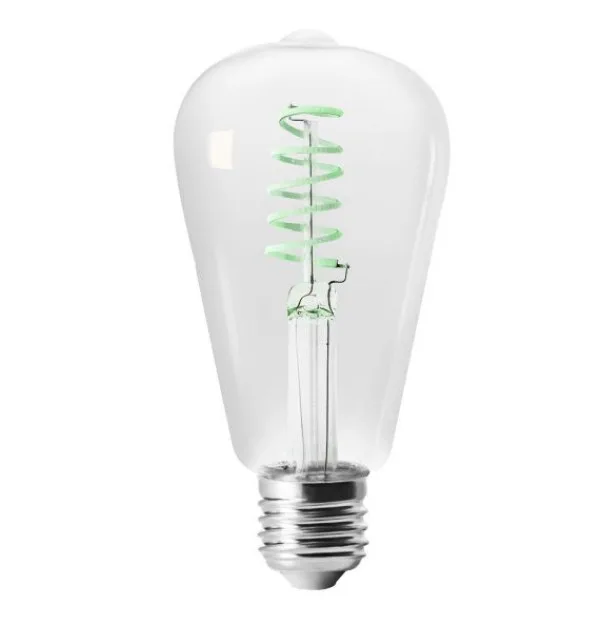 Led filament e27 4w 2000k st64 plava