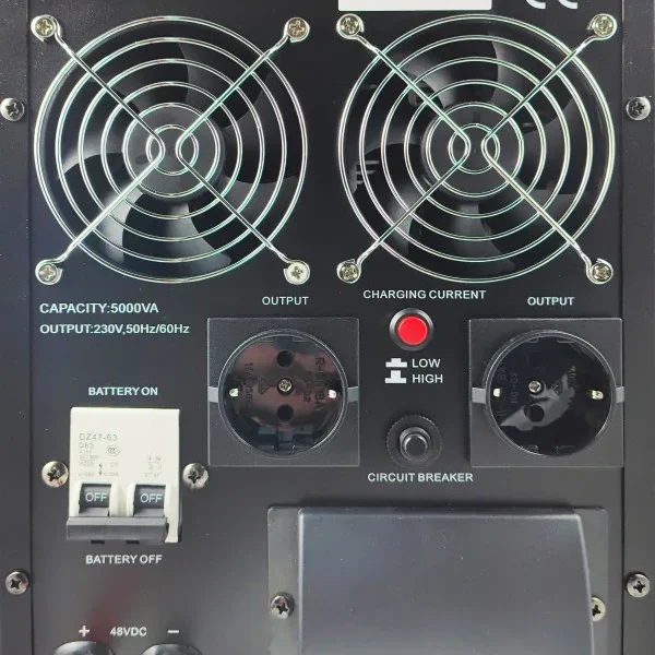UPS-PSW-5000VA GMB LONG, čist sinusni pretvarač sa produzenom autonomijom 3500W-220V/48V