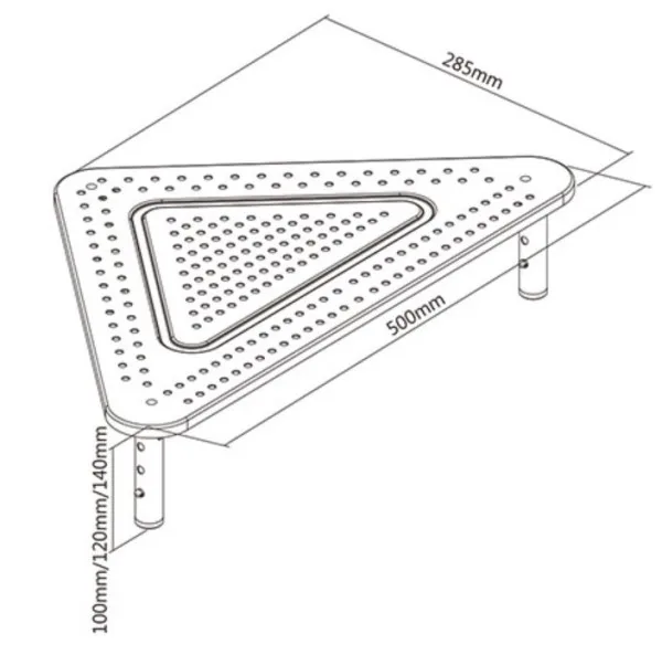 Gembird Podesivo postolje za monitor 500x285x120mm (MS-TABLE-02)