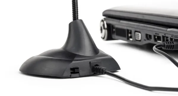 Gembird Desktop mikrofon, savitljivo telo, black, 3.5mm sa prekidacem (MIC-205)