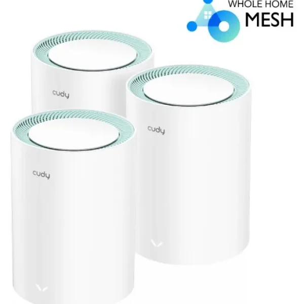 Cudy M1300 AC1200 gigabitni mesh sistem, 3 uređaja