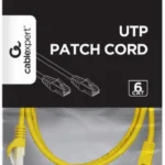 Gembird Mrezni kabl, CAT6 UTP Patch cord 0.5m yellow (PP6U-0.5M/Y)