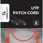 Gembird Mrezni kabl, CAT6 UTP Patch cord 0.5m red (PP6U-0.5M/R)