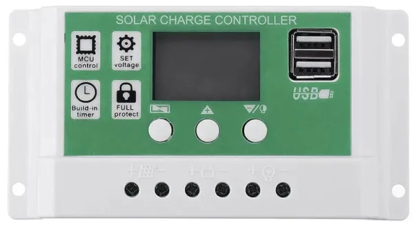 GMB PV solarni regulator punjenja 30A/20A/10A 12V/24V automatski podesivi PWM LCD (SOL-CONTROL30AG)