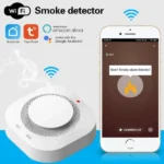 Gembird Wifi pametni senzor detektor dima 80DB alarm pozara Zigbee (SMART-SMOKE)