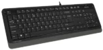 A4-FK10 US GREY A4Tech Fstyler Multimedia comfort tastatura, FN funkcije, vodootp. US-LAYOUT, USB - Slika 3