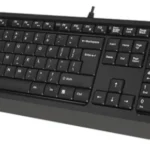 US GREY A4Tech Fstyler Multimedia comfort tastatura, FN funkcije, vodootp. US-LAYOUT, USB (A4-FK10)