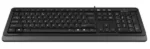 A4-FK10 US GREY A4Tech Fstyler Multimedia comfort tastatura, FN funkcije, vodootp. US-LAYOUT, USB - Slika 4