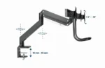 Gembird Podesivi stoni držač za tri monitora, tilt, 17-27 max.3x6kg (MA-DA3-03)