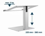 NBS-D1-02 Gembird podesivo postolje za laptop 15,6, max.5kg, 225~380mm, aluminum - Slika 2