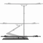 Gembird TV nosač okretanje/tilt 37-80 VESA max.60x40cm, max 50kg, držač (WM-80ST-05)