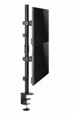 MA-D2-02 Gembird Podesivi vertikalni stoni drzac za dva monitora, tilt, 17-32 max.2x9kg - Slika 2