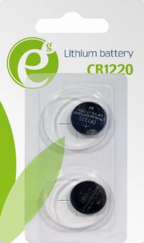 ENERGENIE CR1220 Lithium button cell battery 3V PAK2 (cena po kom.) (EG-BA-CR1220-01)