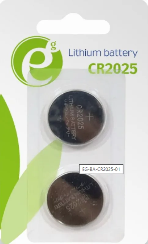 ENERGENIE CR2025 Lithium button cell 3V PAK2 (cena po kom.) (EG-BA-CR2025-01)