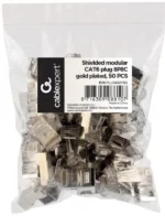 Gembird Shielded modular CAT6 FTP konektor, 50 u pakovanju RJ45 / CENA PO PAKOVANJU (PLUG6SP/50)