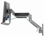 Gembird Podesivi dupli zidni držač za monitor,tilt, 17-32 max.2x8kg (MA-WA2-02) - Slika 2