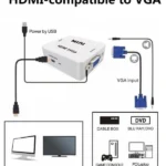 Konverter mini HDMI na VGA HDMI2VGA