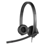 Logitech H570e USB stereo slušalice sa mikrofonom, crne, 981-000575