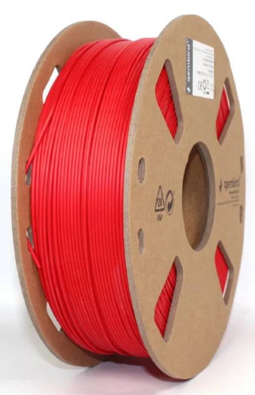 3DP-PLA+1.75-02-R PLA-PLUS Filament za 3D štampač 1,75mm kotur 1KG Red (jaci od standardnog PLA)