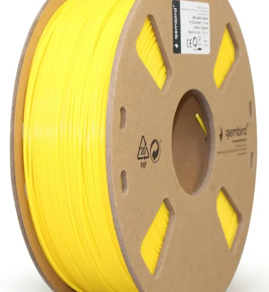 ABS Filament za 3D štampač 1.75mm, kotur 1KG YELLOW (3DP-ABS1.75-01-Y)