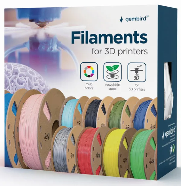 ABS Filament za 3D štampač 1.75mm, kotur1KG RED (3DP-ABS1.75-01-R)