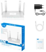 Cudy WR1300E AC1200 Dual Band 2.4+5Ghz Wi-Fi Ruter 1W/3LAN Gbit,4x5dBi Wisp/AP/REP - Slika 4